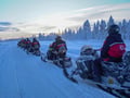 Snowmobile Safari Levi Classic — wilderness trail