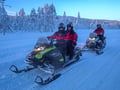 Snowmobile Safari Levi Classic — wilderness trail