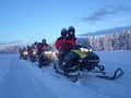 Snowmobile Safari Levi Classic — wilderness trail