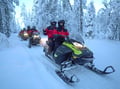 Snowmobile Safari Levi Classic — wilderness trail
