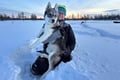THE FAMILY & HUSKY FUN with Real Huskies (2km husky ride)