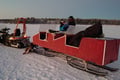 Ice fishing trip at Lake Inari