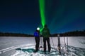 Ski Trekking under the Northern Lights in Lapland