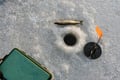 Ice Fishing Adventure in Lapland's Arctic Wilderness in Levi