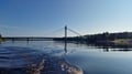 Boat tour Rovaniemi city riverside
