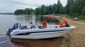 Boat tour Rovaniemi city riverside