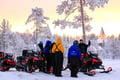 Safety instructions before the snowmobile tour