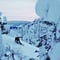 Snow surfing at the freerider's paradise, Pyhä area