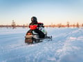 Family Snowmobile Safari with Kids’ Mini-Snowmobiles & Campfire, Levi