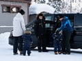 Family Snowmobile Safari with Kids’ Mini-Snowmobiles & Campfire, Levi