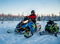 Family Snowmobile Safari with Kids’ Mini-Snowmobiles & Campfire, Levi