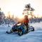 Family Snowmobile Safari with Kids’ Mini-Snowmobiles & Campfire, Levi