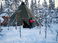 Family Snowmobile Safari with Kids’ Mini-Snowmobiles & Campfire, Levi