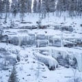 Insider Korouoma Frozen Waterfalls