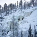 Insider Korouoma Frozen Waterfalls