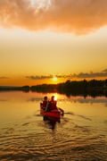 Private canoe experience lapland trip
