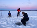 Private ice fishing trip in Levi