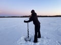 Private ice fishing trip in Levi