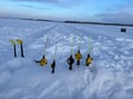 Private ice fishing trip in Levi