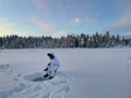 Private ice fishing trip in Levi