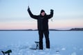Private ice fishing trip in Levi