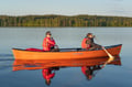 Canoe Down the River Trip in Lapland