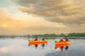 Canoe Down the River Trip in Lapland