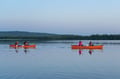 Canoe Down the River Trip in Lapland