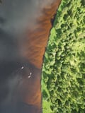 Canoe Down the River Trip in Lapland