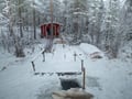 Private Wilderness Sauna & Ice Swimming in Winter (with Dinner Option)