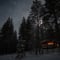 Private Wilderness Sauna Experience in Winter (Aurora Borealis)