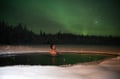 Private Wilderness Sauna & Ice Swimming in Winter (with Dinner Option)