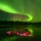 Aurora Ice Floating, Levi — evening float under the Arctic sky