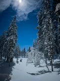 Northern Lights with Snowmobile Levi