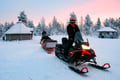 Northern Lights Sledge Snowmobile Ride