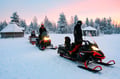 Northern Lights Sledge Snowmobile Ride