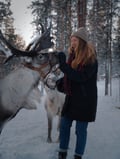 Authentic Reindeer Farm Visit & Feeding Experience with Local Guide in Levi