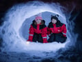 Blue Moment at Polarman’s Camp — early evening winter experience, Levi ®