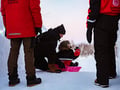 Blue Moment at Polarman’s Camp — early evening winter experience, Levi ®