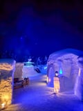 Blue Moment at Polarman’s Camp — early evening winter experience, Levi ®