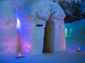 Blue Moment at Polarman’s Camp — early evening winter experience, Levi ®