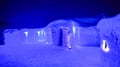 Blue Moment at Polarman’s Camp — early evening winter experience, Levi ®