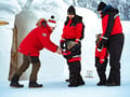 Blue Moment at Polarman’s Camp — early evening winter experience, Levi ®