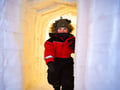 Blue Moment at Polarman’s Camp — early evening winter experience, Levi ®
