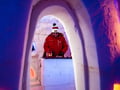 Blue Moment at Polarman’s Camp — early evening winter experience, Levi ®