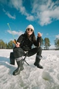 Ice fishing like a local