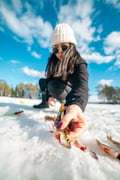 Ice fishing like a local