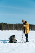 Ice fishing like a local