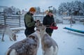 By snowmobile to the reindeer farm - Private group