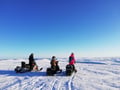 Snowmobiling with a local guide in Paistunturi Wilderness area (Utsjoki)
